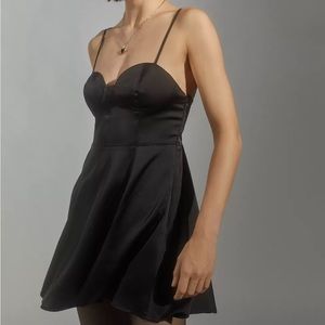 Orion Bustier Black Mini Dress